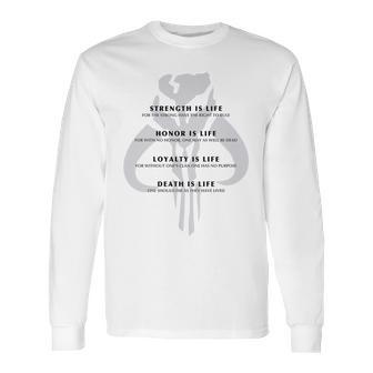 The Mandalorian Quotes Long Sleeve T-Shirt | Favorety