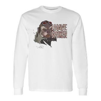 Mandalorian I Have Spoken Saying Long Sleeve T-Shirt | Favorety CA