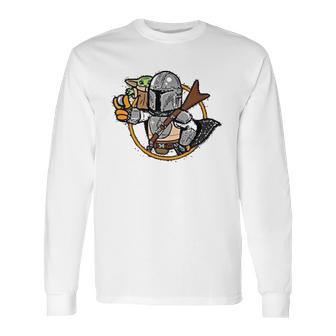 Mandalorian Vault Mando And Child Long Sleeve T-Shirt | Favorety UK