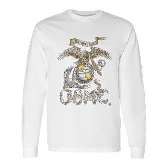 Marine Corps Eagle Usmc Long Sleeve T-Shirt | Favorety AU