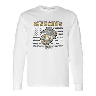 Marine Corps Marine Corps Usmc Earned Never Given Long Sleeve T-Shirt | Favorety AU