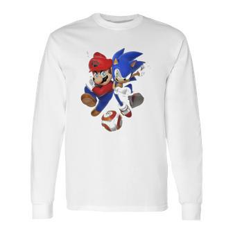 Mario And Sonic Rio Long Sleeve T-Shirt | Favorety AU