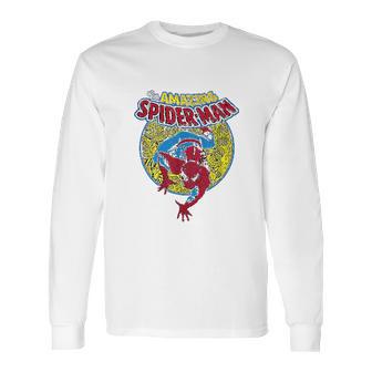 Marvel Amazing Spider-Man Vintage Comic Graphic Long Sleeve T-Shirt | Favorety CA