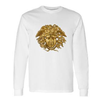 Medusa Head Snake Hair Greek Mythology Monster Long Sleeve T-Shirt | Favorety UK