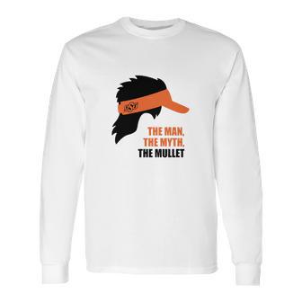 Mike Gundy The Man The Myth The Mullet Long Sleeve T-Shirt | Favorety DE