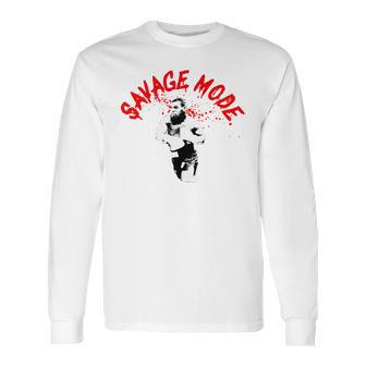 Mike Tyson Savage Mode Shirt Long Sleeve T-Shirt | Favorety