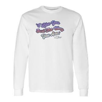 Mister Rogers Just They Way You Are Sheer Fitted Long Sleeve T-Shirt | Favorety DE