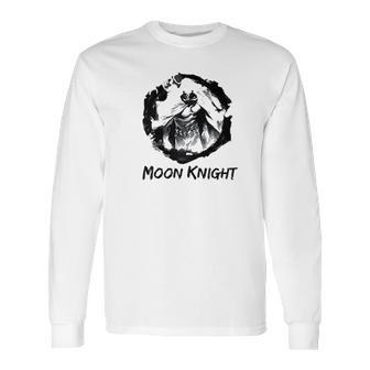 Moon Knight Black And White Long Sleeve T-Shirt | Favorety