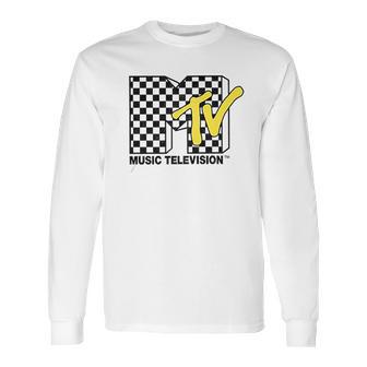 Mtv With Checkerboard Long Sleeve T-Shirt | Favorety AU