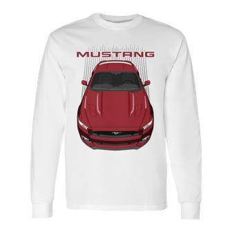 Mustang S550 Gt Ruby Red Long Sleeve T-Shirt | Favorety UK