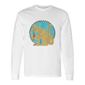 Native American Indian Aztec Mayan Jaguar Long Sleeve T-Shirt | Favorety