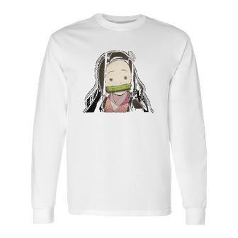 Nezuko Demon Slayer Cute Girl Long Sleeve T-Shirt | Favorety AU