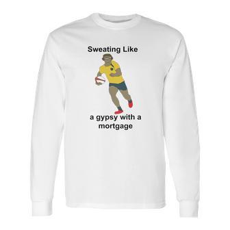 Nick Cummins Sweating Long Sleeve T-Shirt | Favorety CA