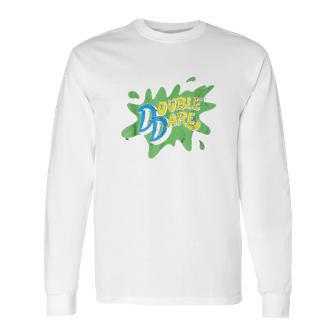 Nick Rewind Green Double Dare Splatt Long Sleeve T-Shirt | Favorety