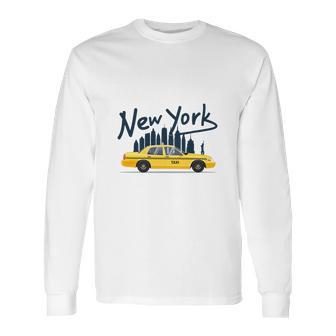 Nyc New York Yellow Cab Taxi Gift Souvenir Long Sleeve T-Shirt | Favorety DE