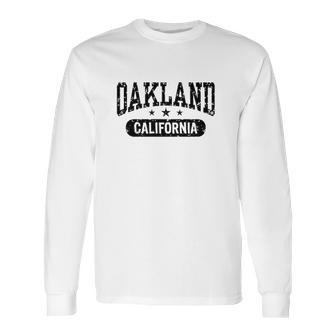 Oakland California White Long Sleeve T-Shirt | Favorety UK