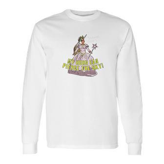 The Office Princess Unicorn Funny Long Sleeve T-Shirt | Favorety CA