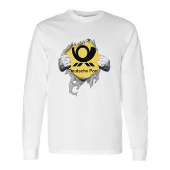 Official Wir Sind Stã¤Rker Als Covid Deutsche Post Sied Shirt Long Sleeve T-Shirt | Favorety UK