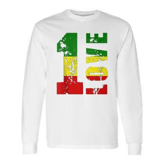 One Love Jamaica Apparel Rasta Reggae Music Caribbean Pride Long Sleeve T-Shirt | Favorety