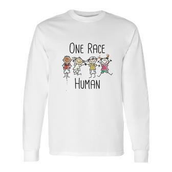 One Race Human Long Sleeve T-Shirt | Favorety DE