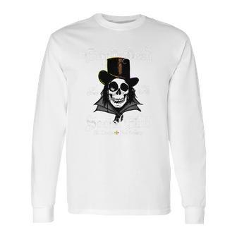 Original New Orleans Voodoo Doctor Goth Skull Halloween Shirt Long Sleeve T-Shirt | Favorety