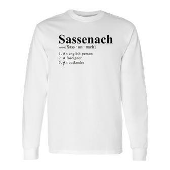 Outlander Sassenach Defined Long Sleeve T-Shirt | Favorety CA