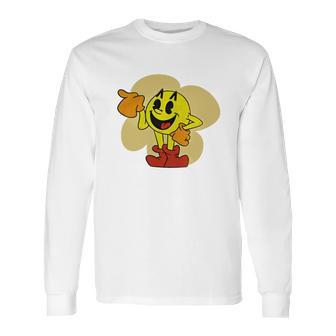 Pac Man T-Shirt Long Sleeve T-Shirt | Favorety