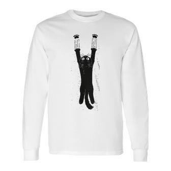 Paw Addict Funny Cat Cute Kitty Laughing Game Cat Long Sleeve T-Shirt | Favorety DE