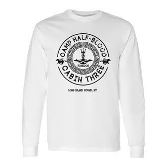 Percy Jackson - Camp Half-Blood - Cabin Three - Poseidon Long Sleeve T-Shirt | Favorety CA