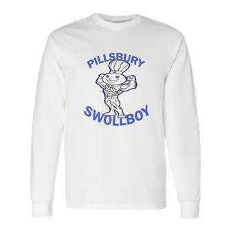 Pillsbury Swollboy Pumped Popping Fresh Parody Long Sleeve T-Shirt | Favorety UK