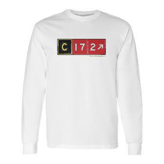 Pilot Cessna 172 Long Sleeve T-Shirt | Favorety CA