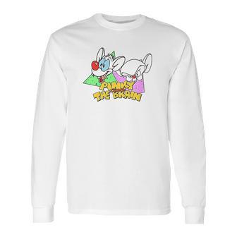 Pinky And The Brain Retro Portrait Long Sleeve T-Shirt | Favorety UK