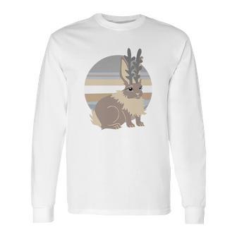 Planet Jackalope Funny Rabbit Long Sleeve T-Shirt | Favorety CA