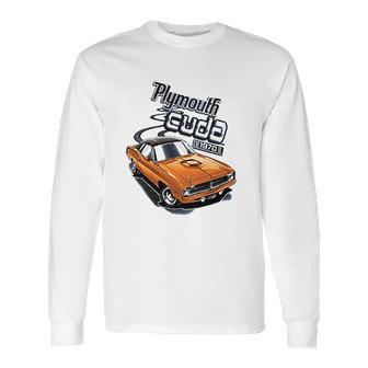 Plymouth Cuda 1970 Vintage Classic American Made Long Sleeve T-Shirt | Favorety