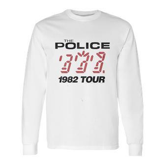 The Police British Rock Band 1982 Tour Long Sleeve T-Shirt | Favorety UK