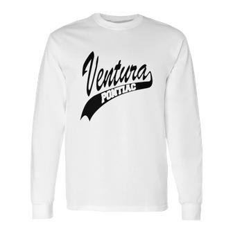 Pontiac Ventura - White Outline Long Sleeve T-Shirt | Favorety DE