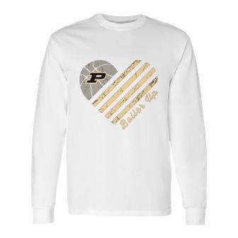 Purdue Boiler Up Heart Long Sleeve T-Shirt | Favorety DE