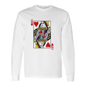 Queen Of Hearts Long Sleeve T-Shirt | Favorety DE