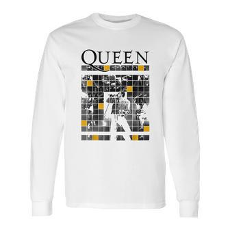 Queen Official Live Concert Blocks Long Sleeve T-Shirt | Favorety CA