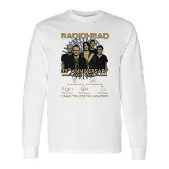 Radiohead 35Th Anniversary Long Sleeve T-Shirt | Favorety