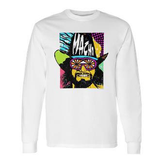 Randy Macho Man Savage Funny Graphic Long Sleeve T-Shirt | Favorety CA