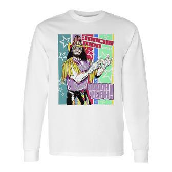 Randy Macho Man Savage Wrestling Long Sleeve T-Shirt | Favorety DE