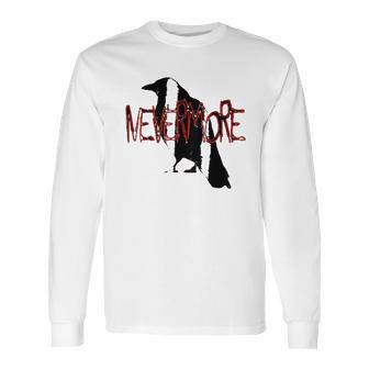 The Raven Nevermore Edgar Allan Poe Long Sleeve T-Shirt | Favorety DE