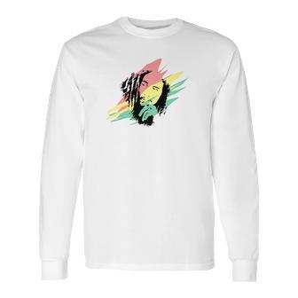 Reggae Bob Marley Long Sleeve T-Shirt | Favorety AU