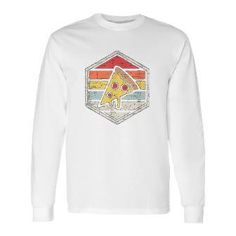 Retro Pizza Junk Food Long Sleeve T-Shirt | Favorety AU