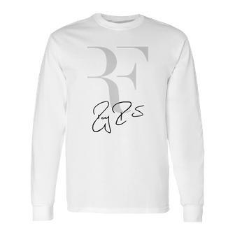 Rf Logo Roger Federer Perfect Tennis Long Sleeve T-Shirt | Favorety