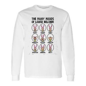 Ripple Junction Bobs Burgers Adult Unisex Many Moods Of Louise Light Weight Crew Long Sleeve T-Shirt | Favorety DE