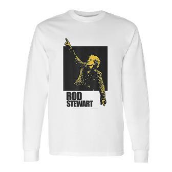 Rod Stewart Pointing Photo Long Sleeve T-Shirt | Favorety UK