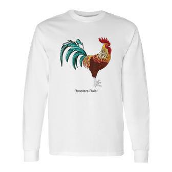 Roosters Rule Long Sleeve T-Shirt | Favorety UK