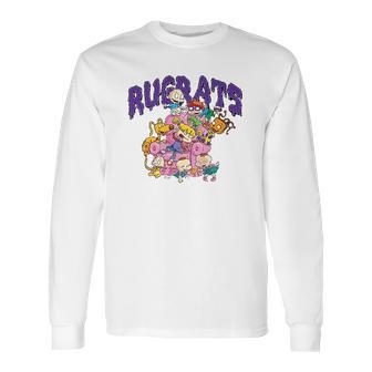 Rugrats 90S Rewing Pink Couch Long Sleeve T-Shirt | Favorety UK